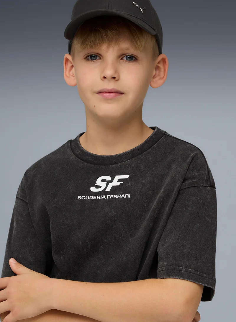 بوما Youth Ferrari Car Graphic T-Shirt