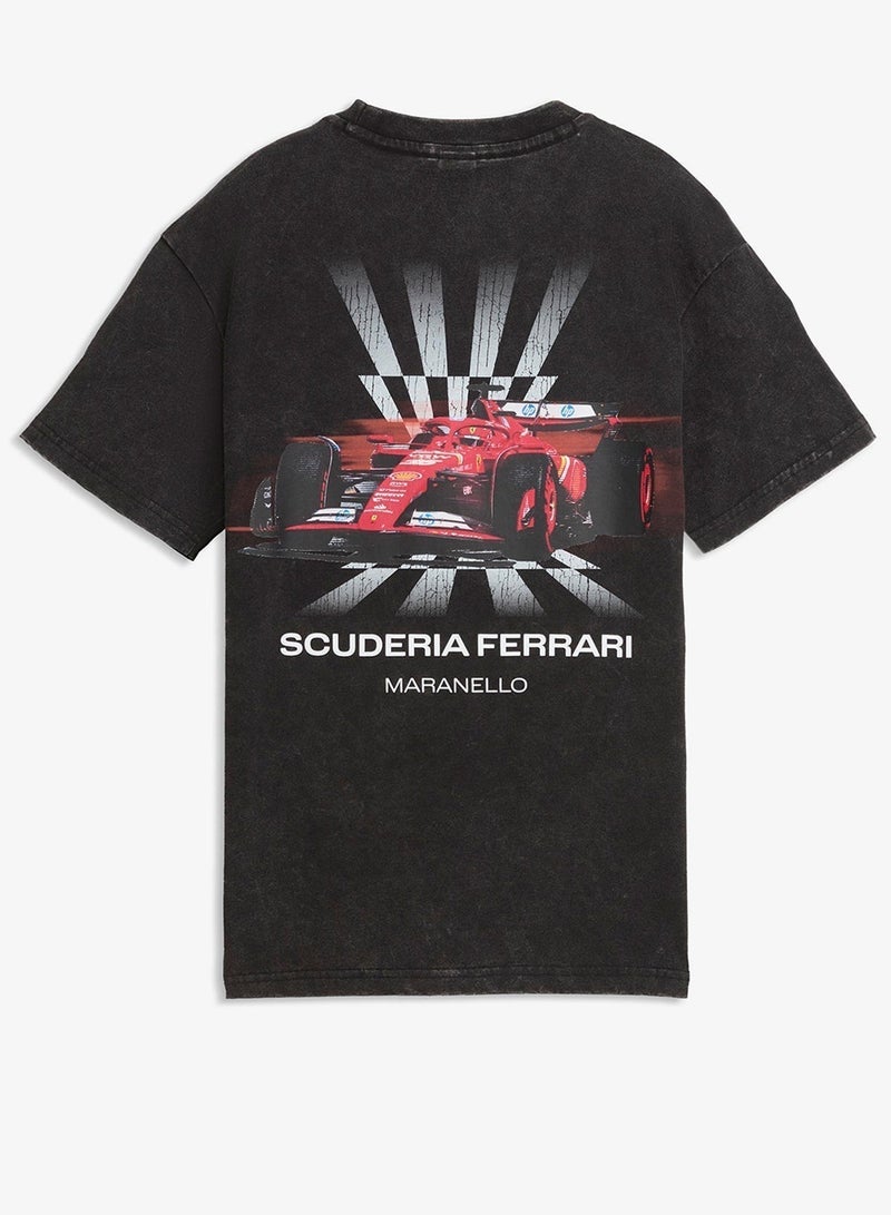 PUMA Youth Ferrari Car Graphic T-Shirt - Image 4