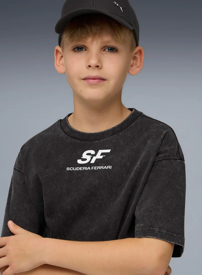 PUMA Youth Ferrari Car Graphic T-Shirt