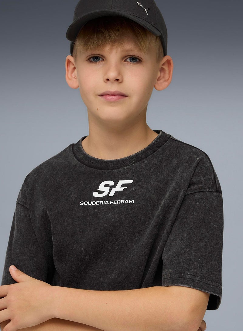 PUMA Youth Ferrari Car Graphic T-Shirt - Image 2