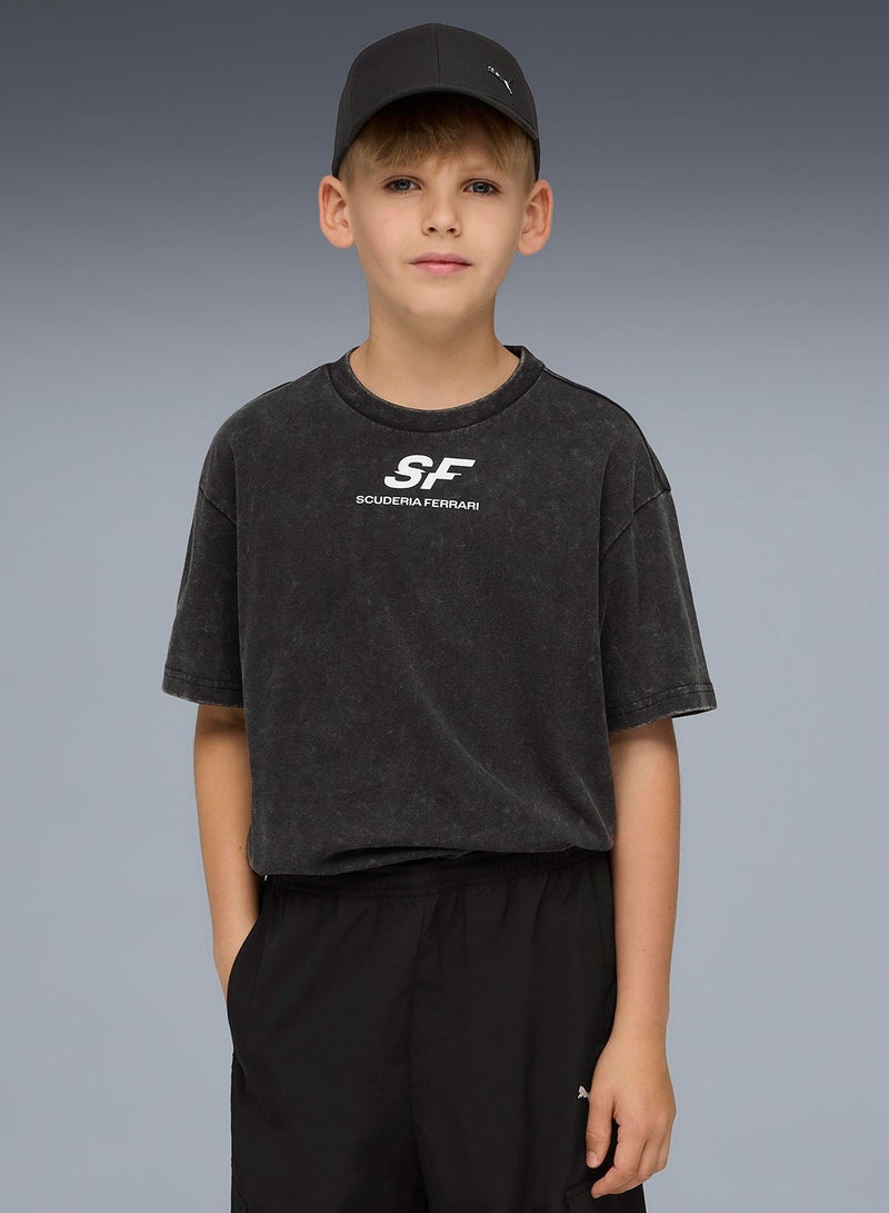 PUMA Youth Ferrari Car Graphic T-Shirt - Image 1
