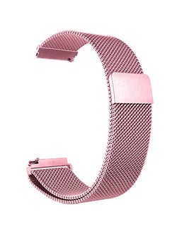 CATANES 22mm Metal Milanese Watchband Compatible With Huawei 4,4 Pro Pink  - Image 3