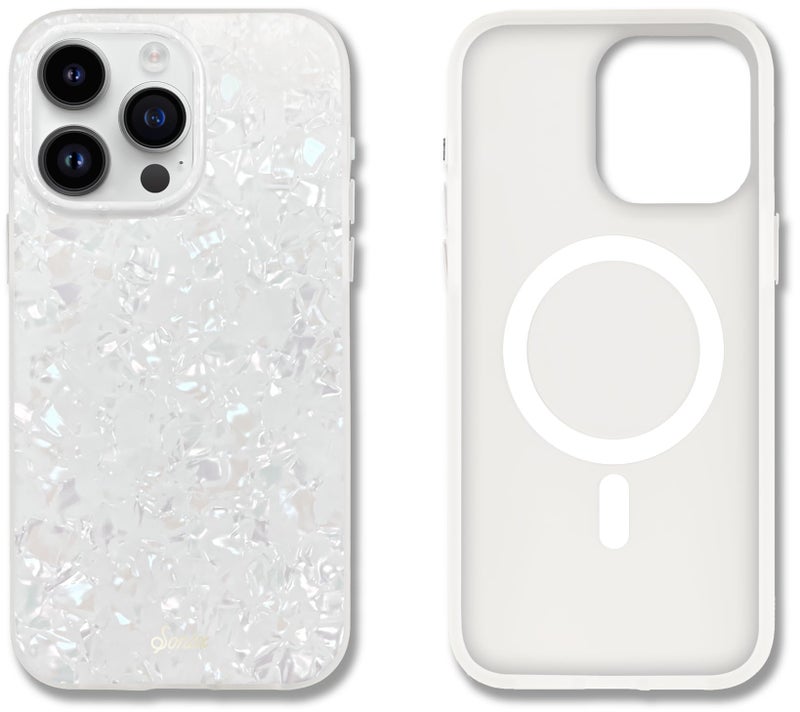 Sonix Case for iPhone 15 Pro Max | Compatible with MagSafe | 10ft Drop Tested | Pearl Tort - Image 1