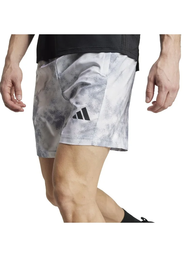 adidas شورت رمادي قصير رجالي