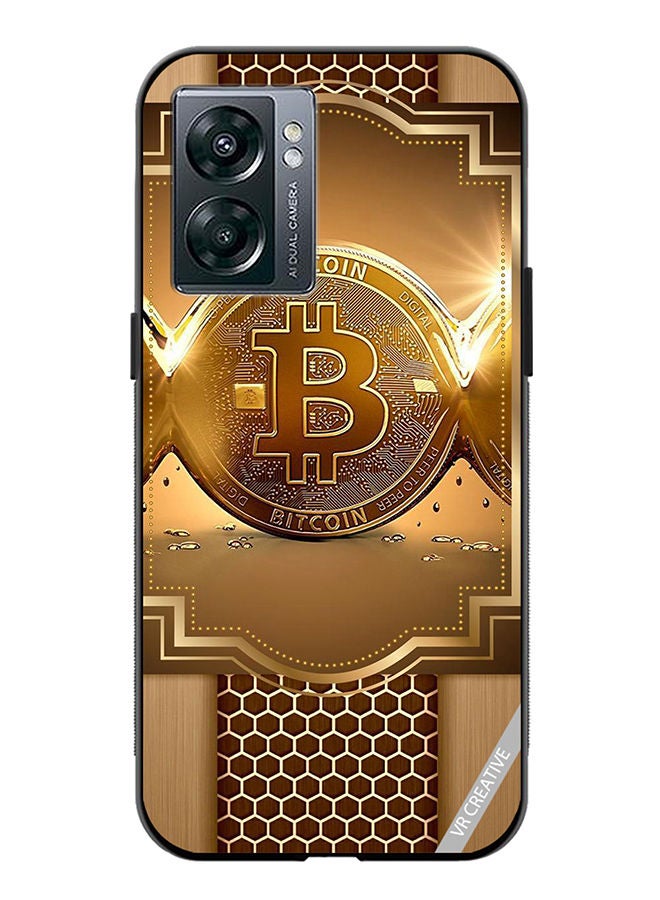VR CREATIVE Protective Case Cover For OnePlus Nord N300 Royal Bitcoin Design Multicolour - Image 1