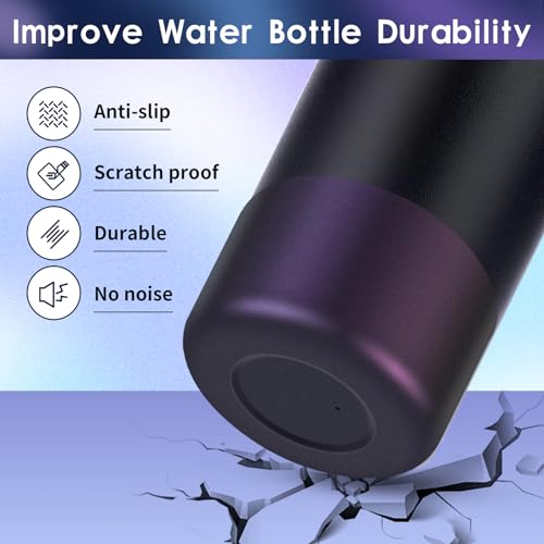 BKBY Chameleon Silicone Water Bottle Boot, Compatible with Stanley Tumbler 20 30 40oz & Hydroflask 12-24oz, Fit More Bottle/Tumblers 2.8-2.95in Bottom Anti-Slip Protector Rubber Sleeve - Image 3