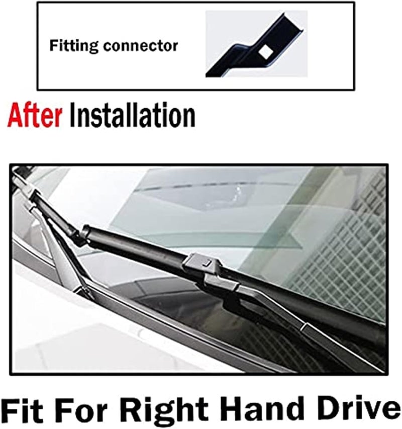 QASULER Front Wiper Blade for Chevrolet Trax 2012-2017 - Image 4