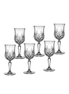RCR A Set Of Italian Crystal Juice Glasses 6 Pieces Capacity 230 ml  - Image 1