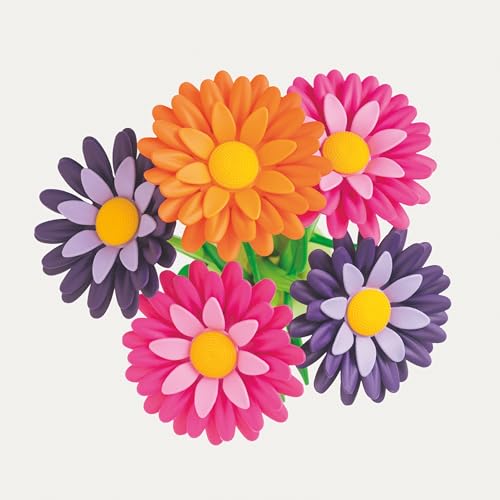Vigar Flower Pen Set with Vase Holder, 5 Colorful Decorative Floral Pens with Blue Ink, Cute Office Supplies, Fun Pens for School and Work - Image 5