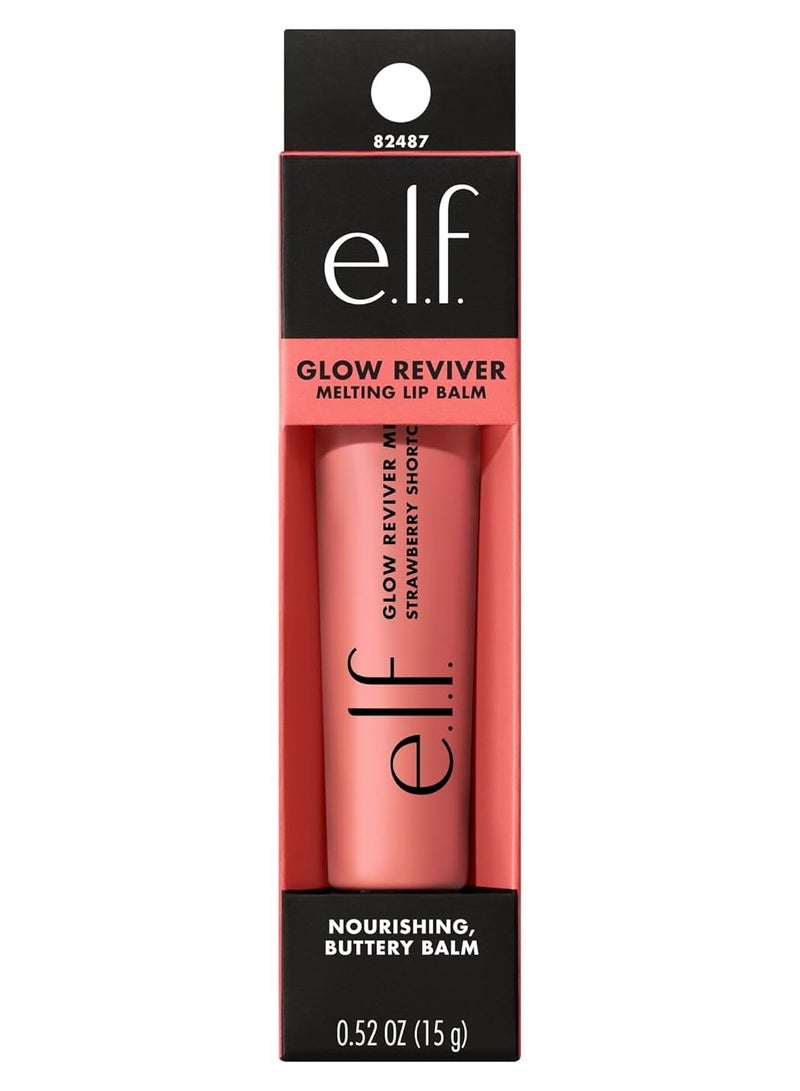 elf e.l.f. Glow Reviver Melting Lip Balm Strawberry Shortcake - Image 5