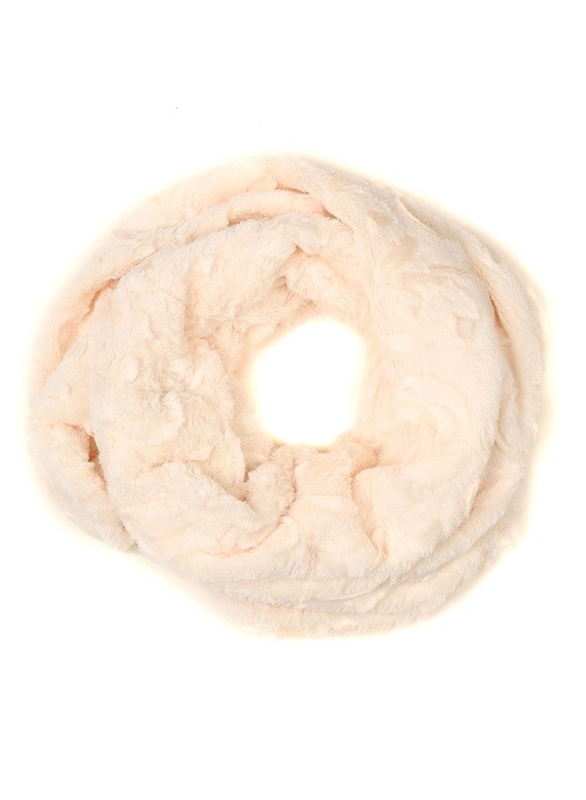 Sakkas CXGJ1531 - Abhy Soft Fall Winter Furry Infinity Wrap Scarf - 5-Cream - OS - Image 1