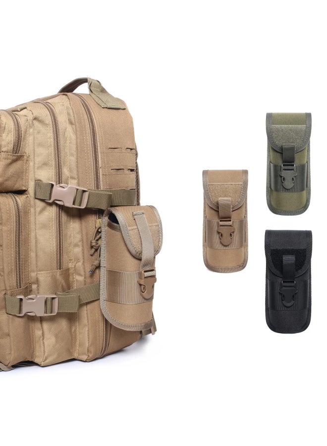 Outdoor Tactical Glasses Storage Box Cs Game Protective Eyewear Molle Waist Hanging Glasses Bag For Climbing Hiking Cycling-Color:CP  - Image 2