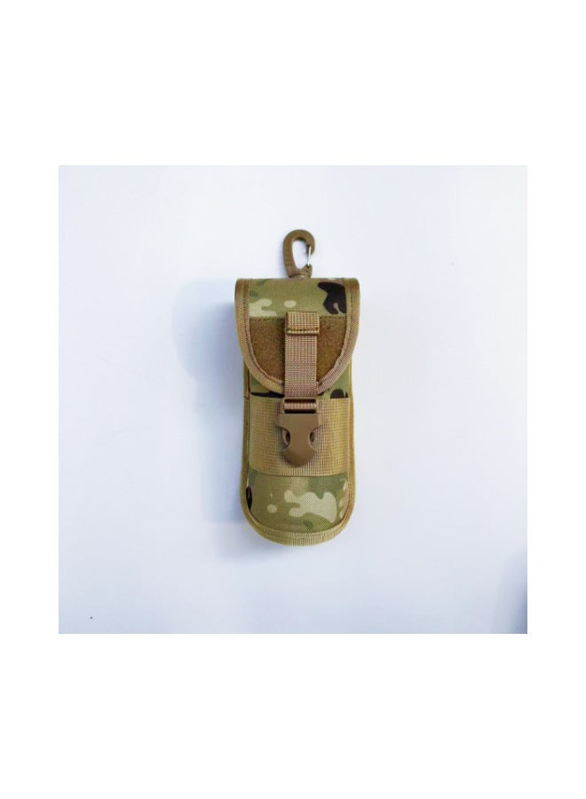 Outdoor Tactical Glasses Storage Box Cs Game Protective Eyewear Molle Waist Hanging Glasses Bag For Climbing Hiking Cycling-Color:CP  - Image 1