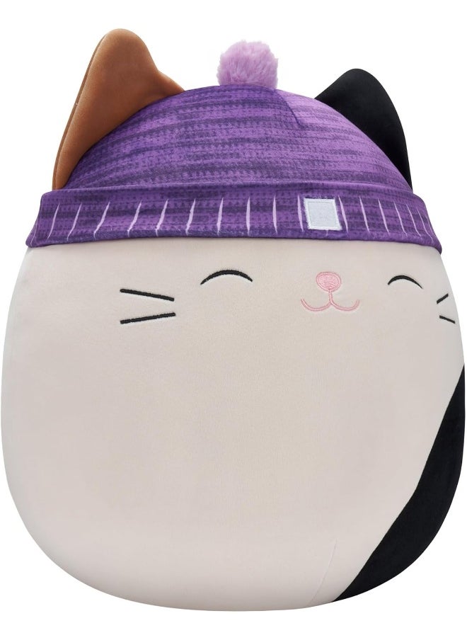 SQK - Large Plush (16" Squishmallows) (Cam - Calico Cat W/Beanie)