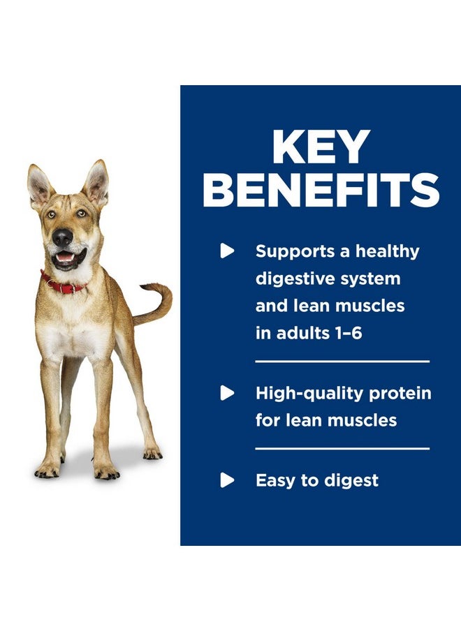 Hill's - Hill's Science Diet Adult 1-6, Adult 1-6 Premium Nutrition, Wet Dog Food, Beef & Barley Loaf, 5.8 oz Can, Case of 24 - Image 1