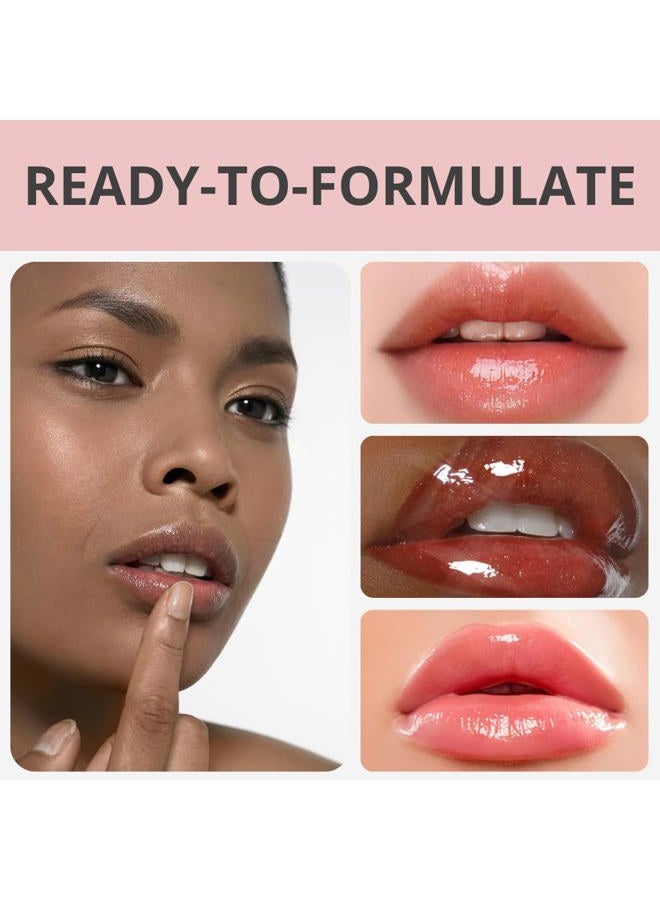 TKB Trading, LLC TKB Lip Gloss Base (Flexagel ME)| Clear Lip Gloss Base for DIY Lip Gloss| Ready-To-Formulate| Moisturizing, Vegan, Gluten and Cruelty free| Made in USA (5.5 Ounce (Pack of 2)) - Image 2