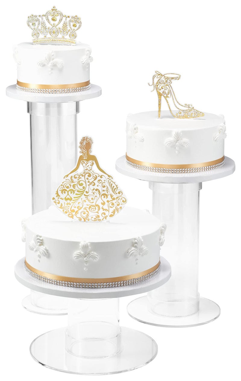 DecoPac QUINCEANERA Cake Decorating Kit, XL-GOLD Cake and Cupcake Toppers for Girls Sweet 15 Birthdays and Parties, Quince AÃ±os - Image 4