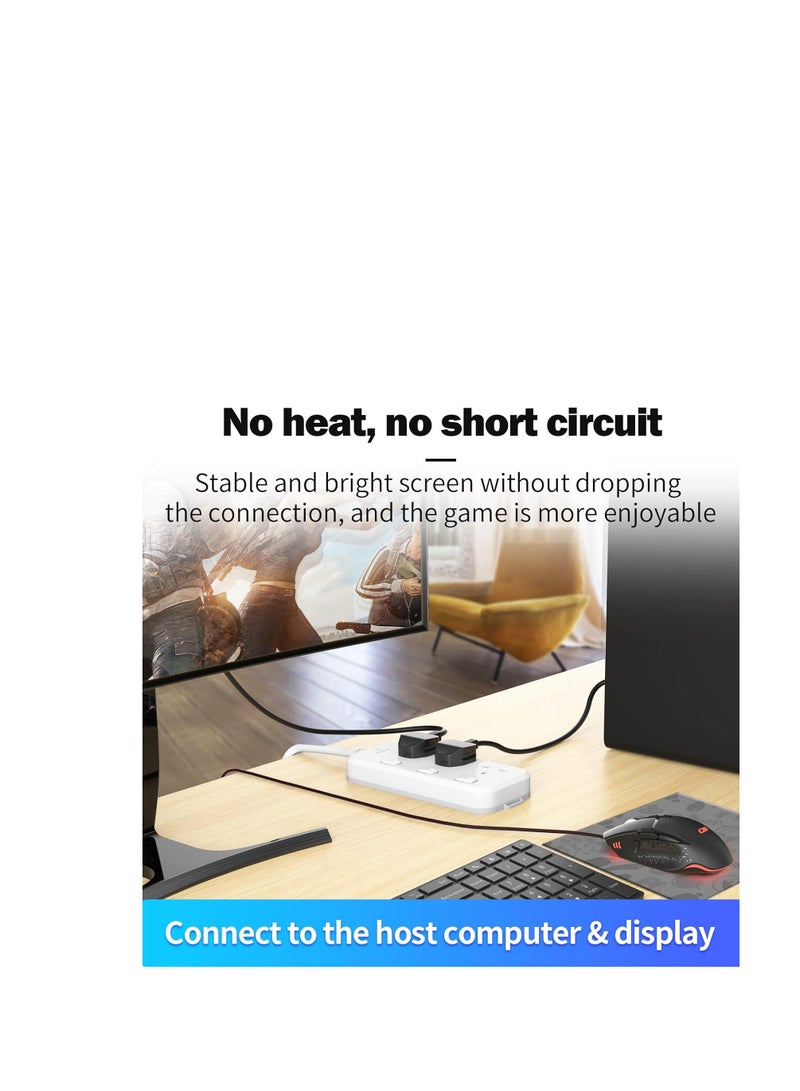 Terabyte Computer Spares 1.8m UK Kettle Lead Computer Power Cable 3 Pin 240V Plug to IEC Connector C13 6A - Image 4
