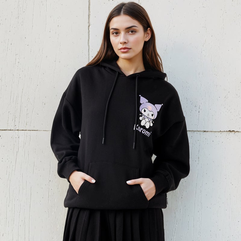 اس بي كاركترز هودي واسع بطبعة كورومي - Image 4