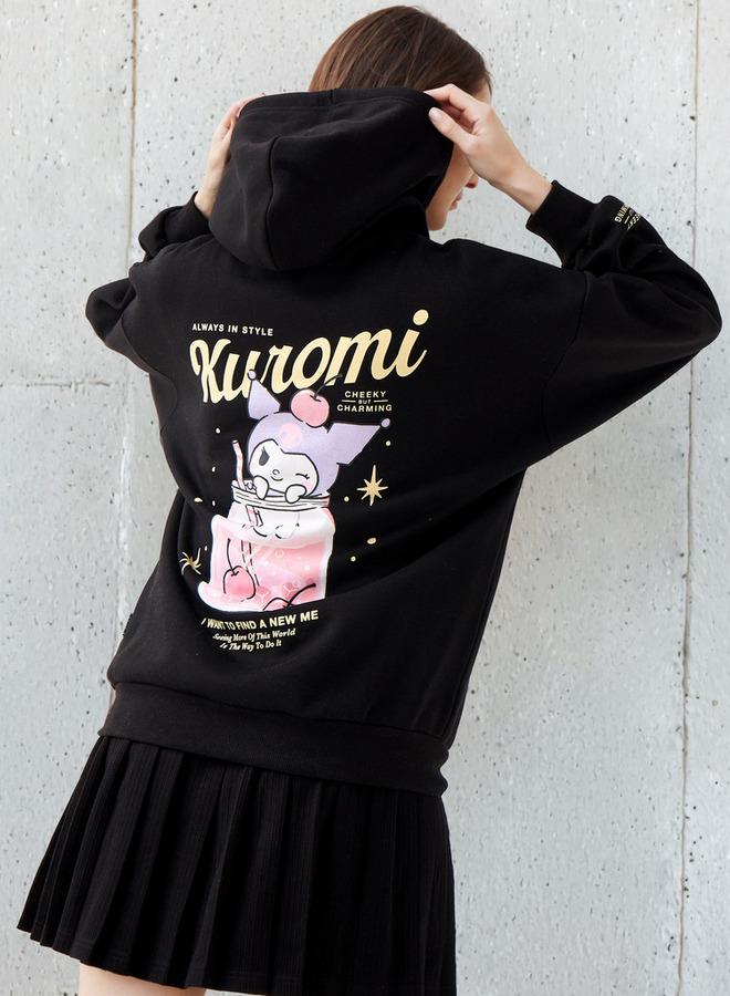 اس بي كاركترز هودي واسع بطبعة كورومي - Image 1