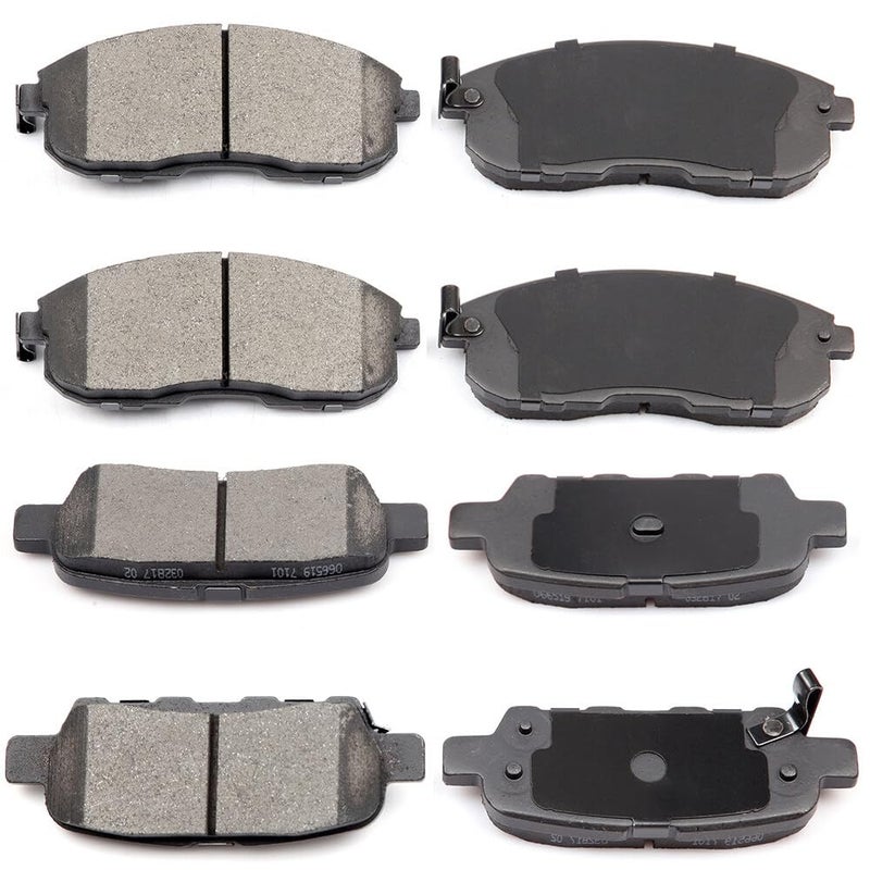 ECCPP D8157318 D9057784 Front Rear Ceramic Disc Brake Pad Set Fit For Nissan 350Z 20032005For Nissan Altima 20022005 20092013For Nissan Juke 20112017For Nissan Sentra 20132017
