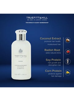 Truefitt & Hill Hair Management Coconut Shampoo 100Ml | Suitable For All Hair Types | Best For Normal-Dry-Itchy-Flaky Scalp  - Image 3
