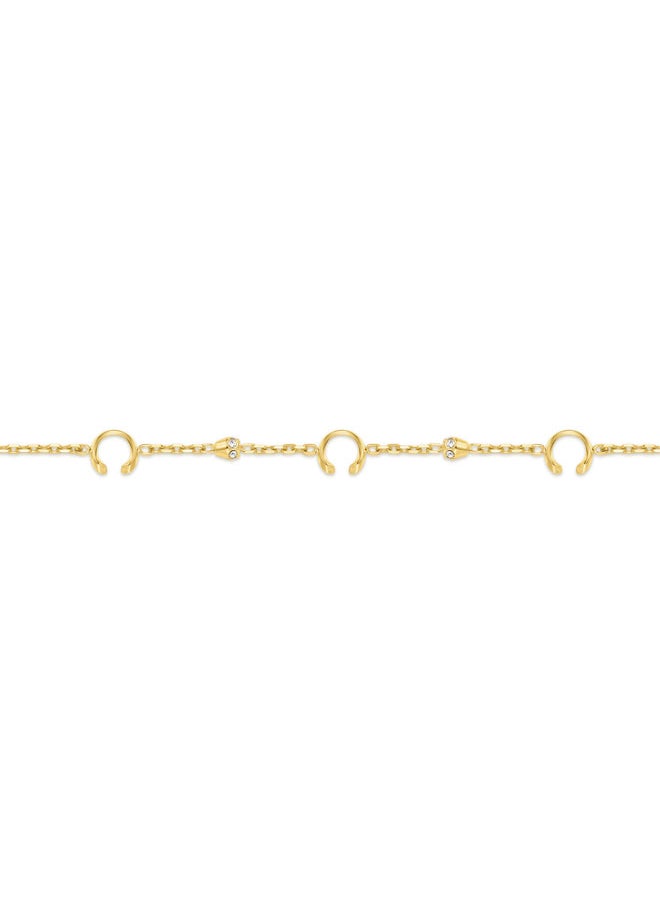 CERRUTI 1881 Alessia Gold Plated with Dazzling 'C' Charms Bracelet for Women  - Image 2