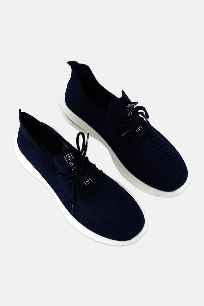 CROSSHATCH أحذية تدريب رجالية للسفر، مزودة بأربطة، لون كحلي - Image 4