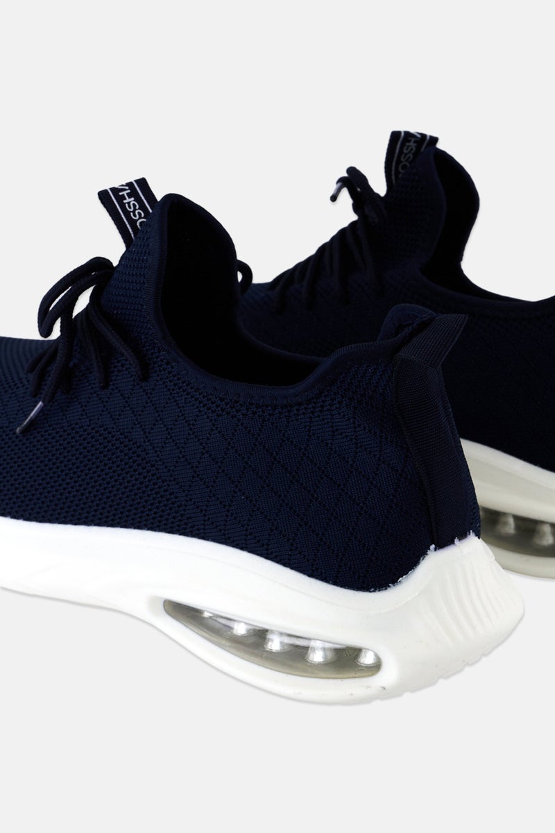 CROSSHATCH أحذية تدريب رجالية للسفر، مزودة بأربطة، لون كحلي - Image 2