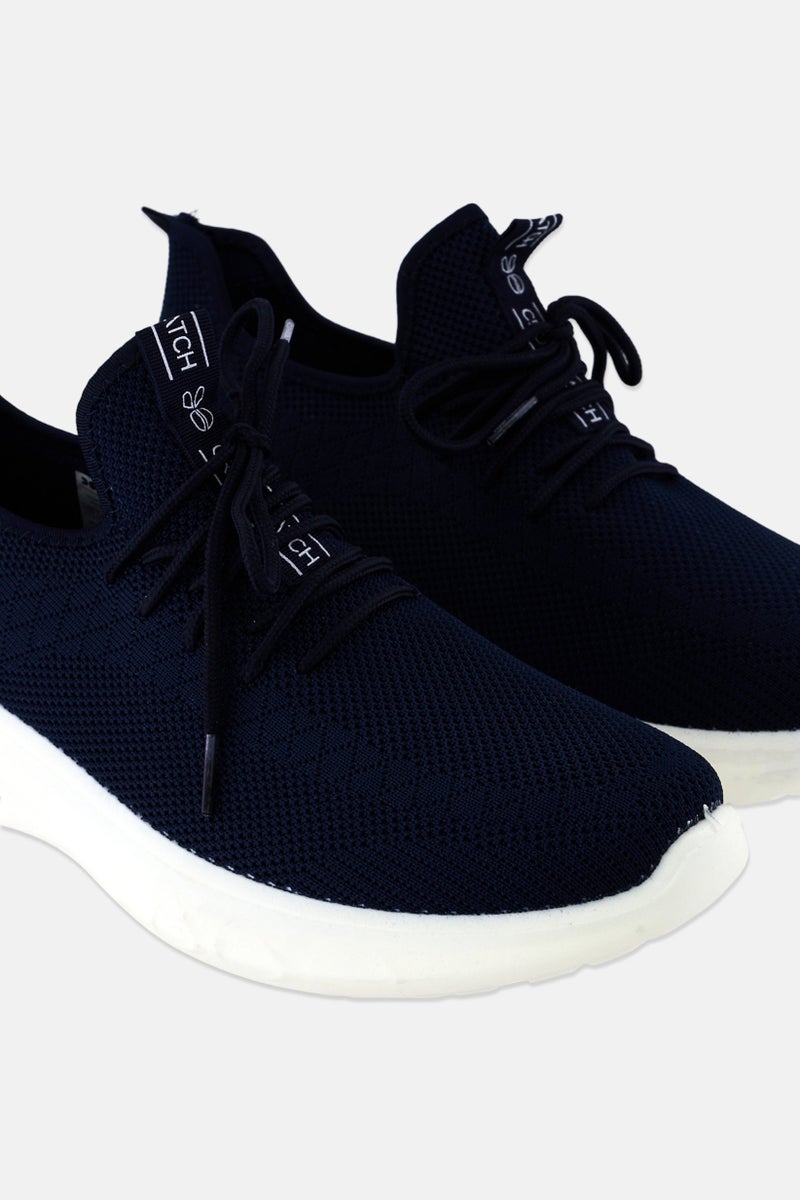 CROSSHATCH أحذية تدريب رجالية للسفر، مزودة بأربطة، لون كحلي - Image 3