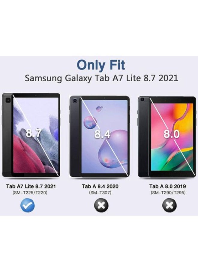 Generic - Clear Case Compatible With Samsung Galaxy Tab A7 Lite 8.7 2021 (SM-T220/T225/T227) Ultra Clear Soft Flexible Transparent TPU Skin Gel Back Cover Shell, Clear - Image 1