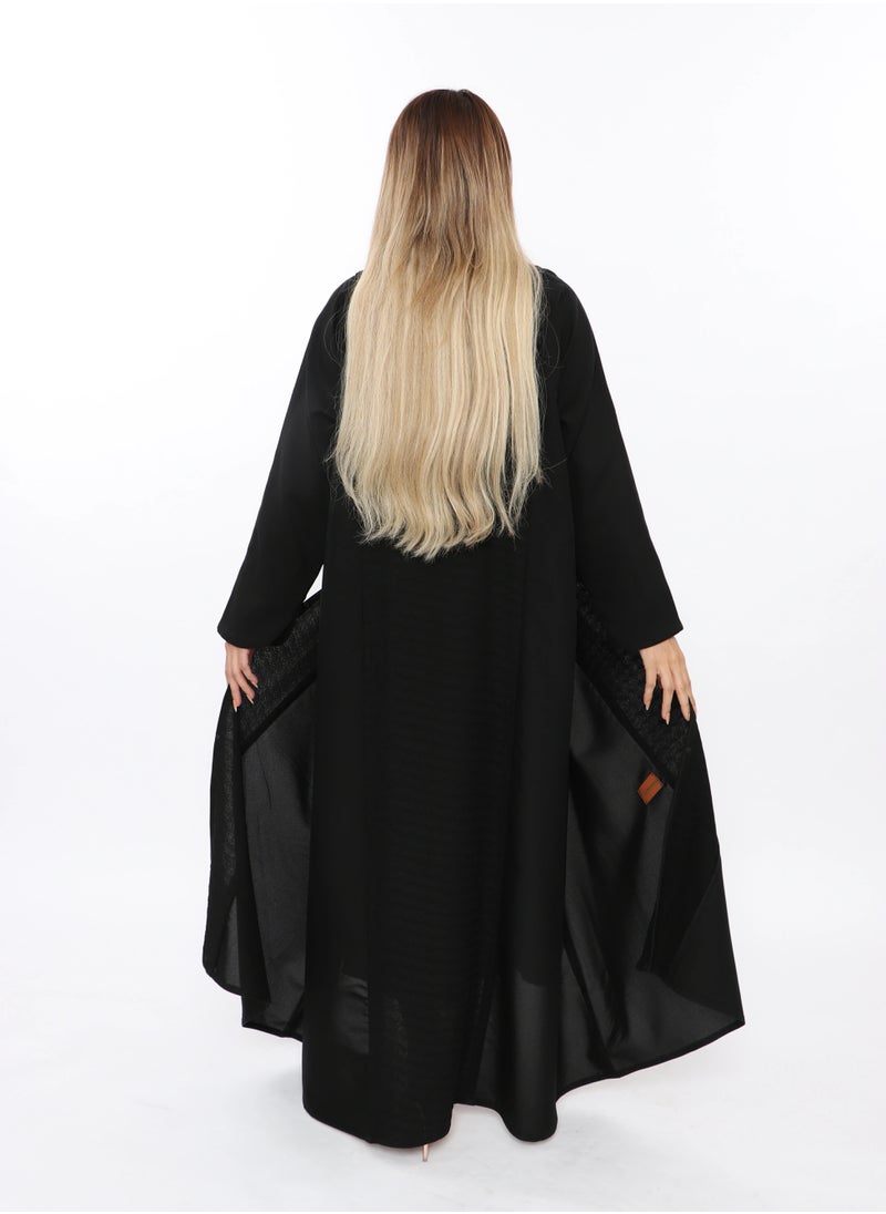 MyesuQ - Elegant black Abaya That Gives A Lively And Attractive Look When Worn - Image 1