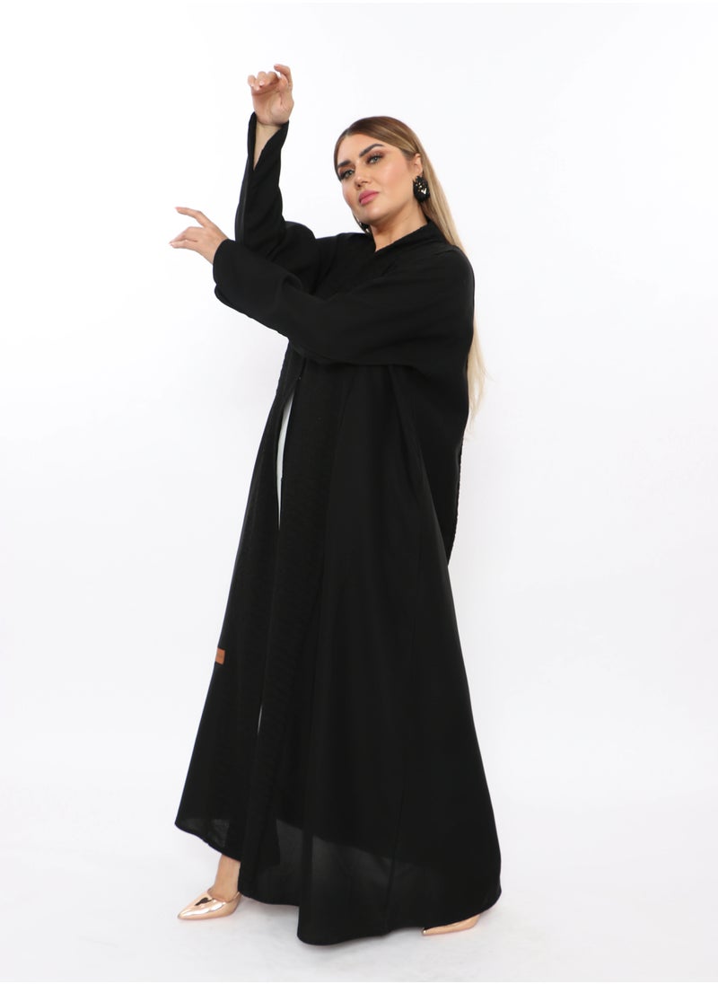 MyesuQ - Elegant black Abaya That Gives A Lively And Attractive Look When Worn - Image 1