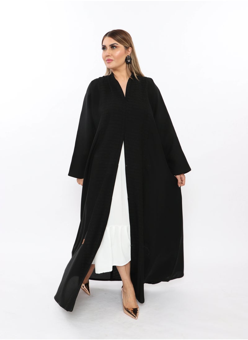 MyesuQ - Elegant black Abaya That Gives A Lively And Attractive Look When Worn - Image 1