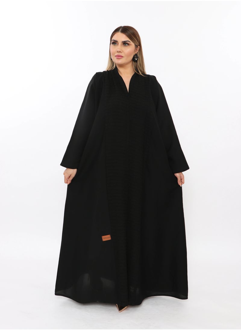 MyesuQ - Elegant black Abaya That Gives A Lively And Attractive Look When Worn - Image 1