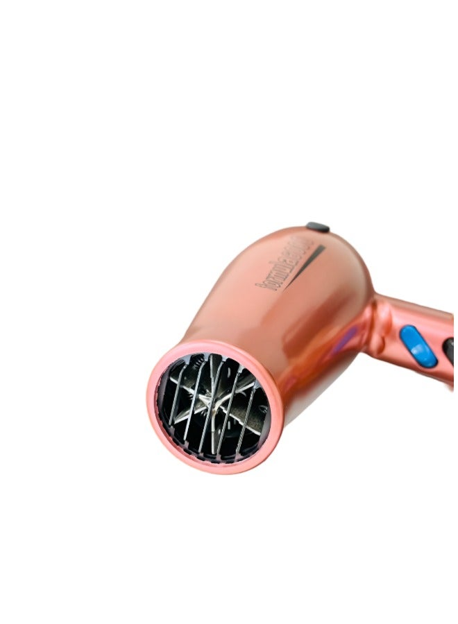 تكنو دراي  حوّلي روتين تصفيف شعرك مع مجفف الشعر فورمولا 6000 تيكنو دراي 2500 واط باللون الوردي - أداء احترافي في المنزل - Image 4