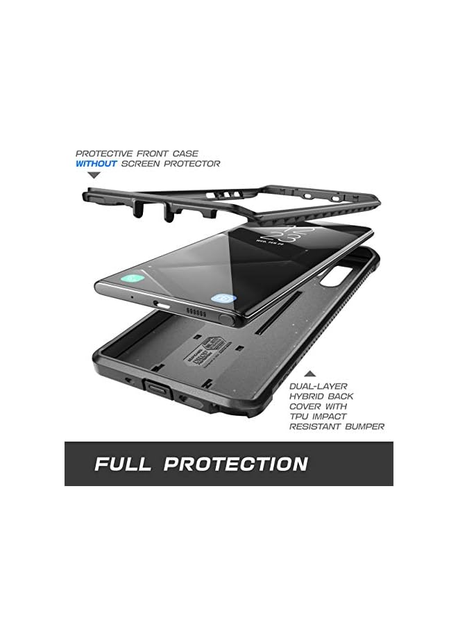SupCase Unicorn Beetle Pro Series Case Designed for Samsung Galaxy Note 10 Plus/Note 10 Plus 5G, Full-Body Rugged Holster & Kickstand Without Built-in Screen Protector (Black) - Image 4