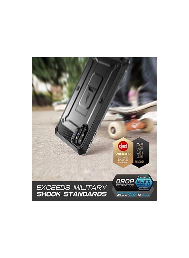 SupCase Unicorn Beetle Pro Series Case Designed for Samsung Galaxy Note 10 Plus/Note 10 Plus 5G, Full-Body Rugged Holster & Kickstand Without Built-in Screen Protector (Black) - Image 5