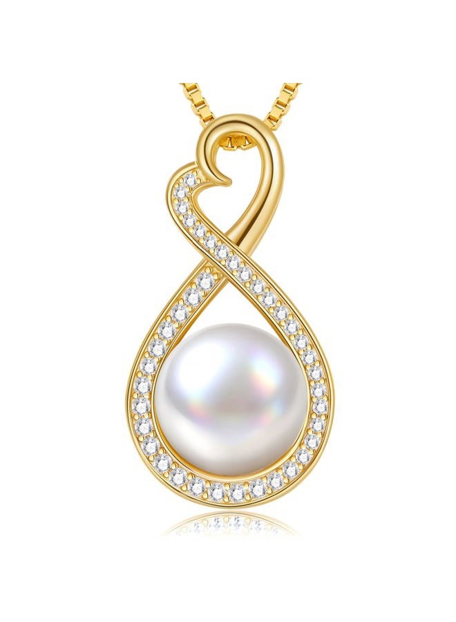 LOIPURI Gifts for Mom - Freshwater Pearl Necklace - 30th Anniversary Wedding Gifts for Wife - Mothers Day, Valentines Day, Birthday or Christmas Jewelry - Image 1