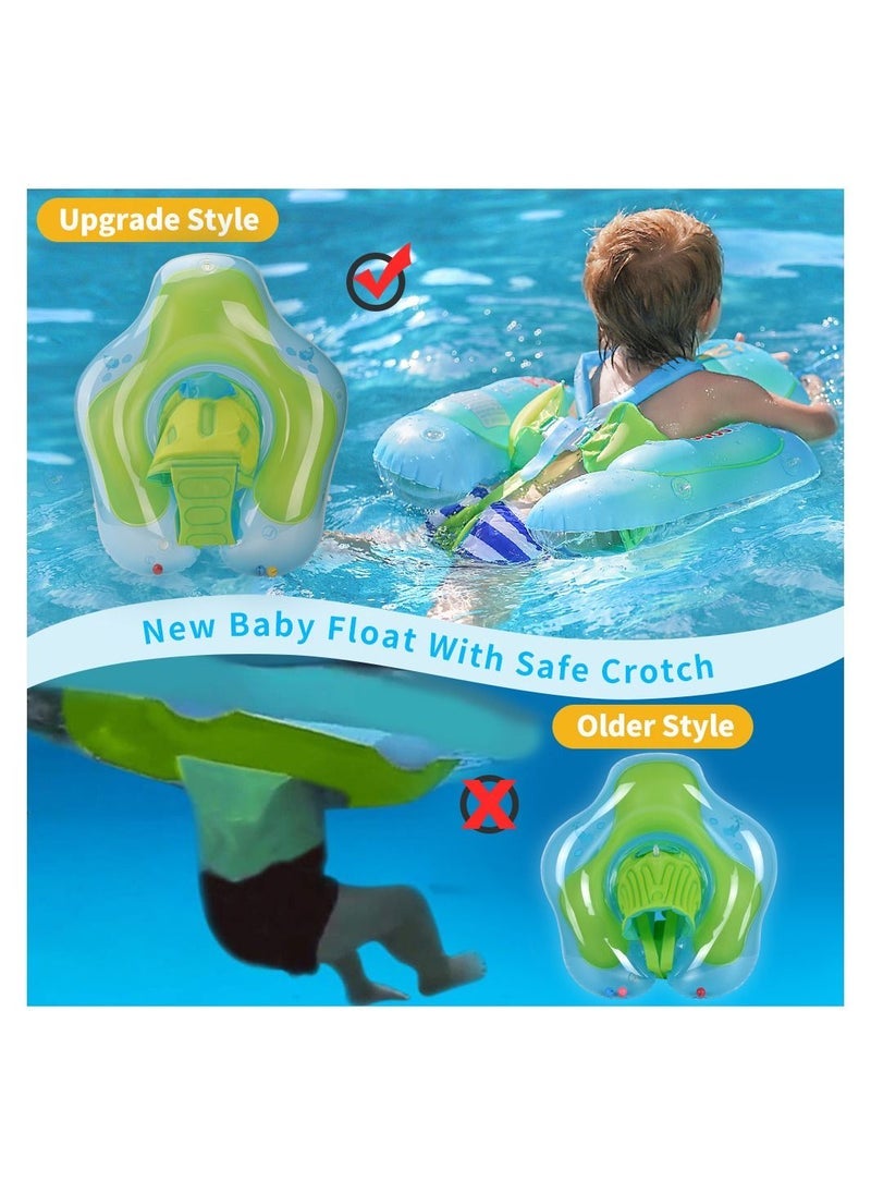 LIXADA Baby Swim Float with Detachable Sunshade Canopy and Safe Seat For Babies Aged 18-24 Months  - Image 5