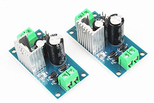 NOYITO Three-Terminal Regulator Power Supply Module LM7805 5V LM7812 12V Regulator Module 3A Rectifier Filter Power Converter (Pack of 2) (DC 12V) - Image 2