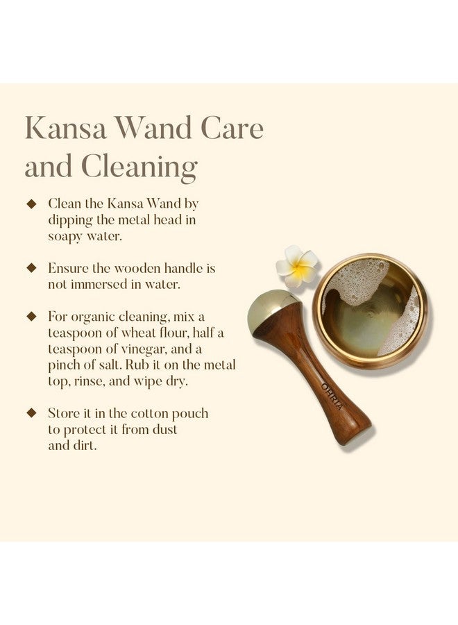 Ohria Ayurveda Kansa Face Massage Ritual/Kit | Gives Natural Glow to Your Face (Set of 3) - Image 5