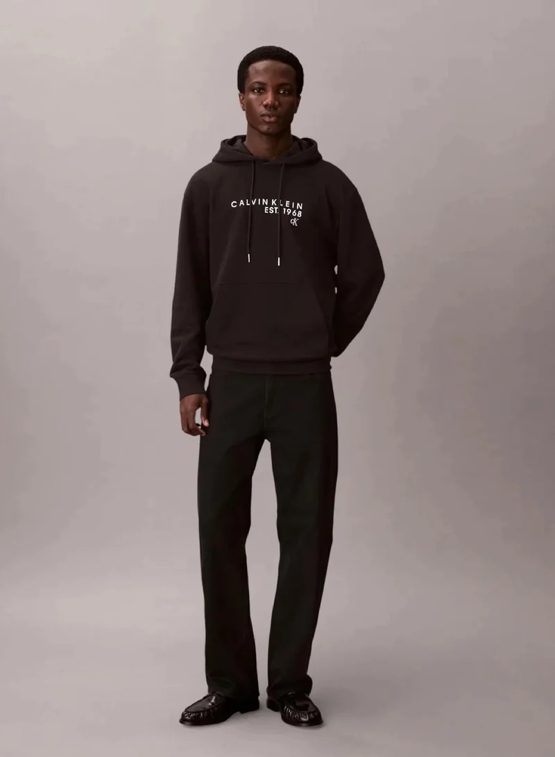 Calvin Klein 1968 Logo Graphic Terry Hoody