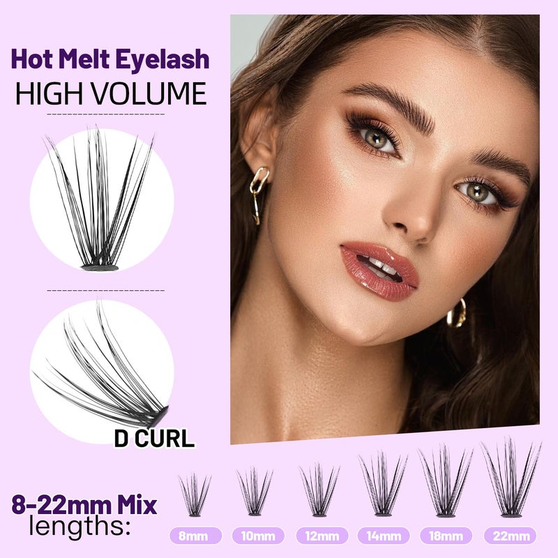 Bodermincer 1 Box Big Capacity 240 bundles 8-10-12-14-16mm Mixed 20D/30D/40D/60D/80D/100D Eyelash Extensions Strip Eyelashes Individual Lashes Natural Style 8-22mm to Choose (20D-16mm) - Image 4