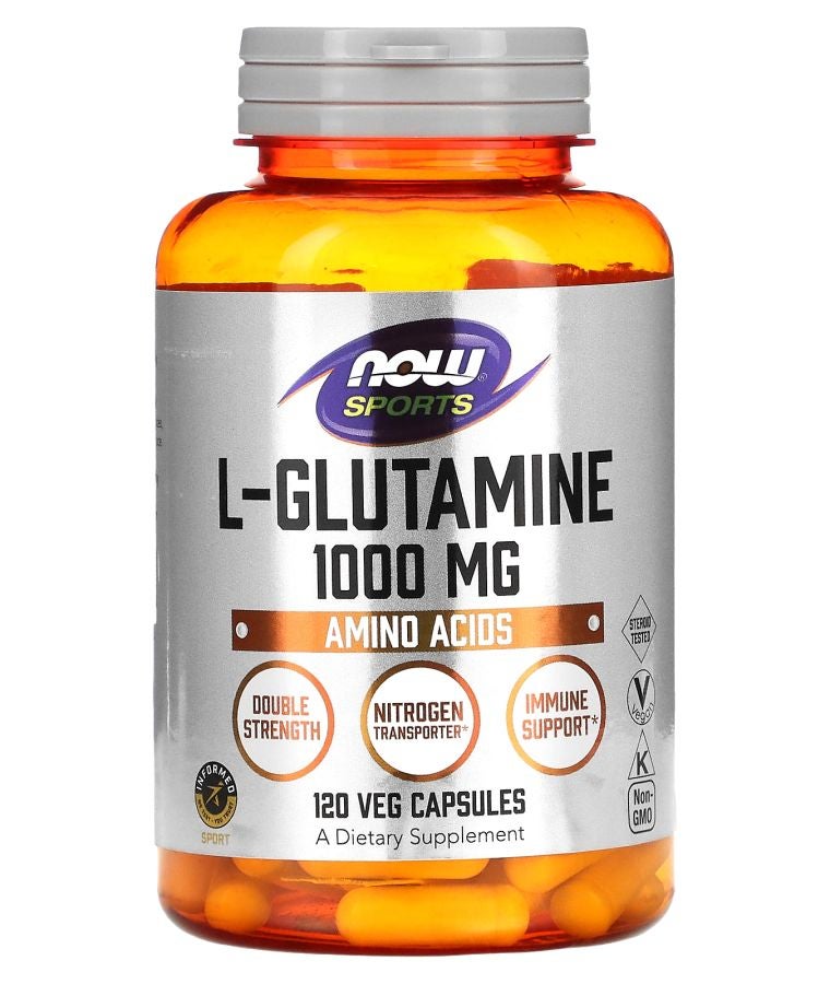 now Sports L-Glutamine 1000 mg 120 Veg Capsules
