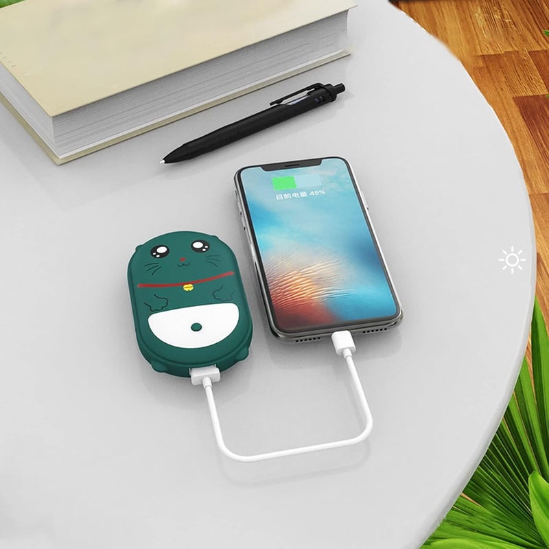 ويوبلز مدفئات يدوية قابلة لإعادة الشحن، بطارية USB بسعة 10000 مللي أمبير، توفر تدفئة تدوم 15 ساعة، مدفئ جيب كهربائي محمول، 3 مستويات حرارة، هدية رائعة للرجال والنساء في فصل الشتاء البارد. - Image 4