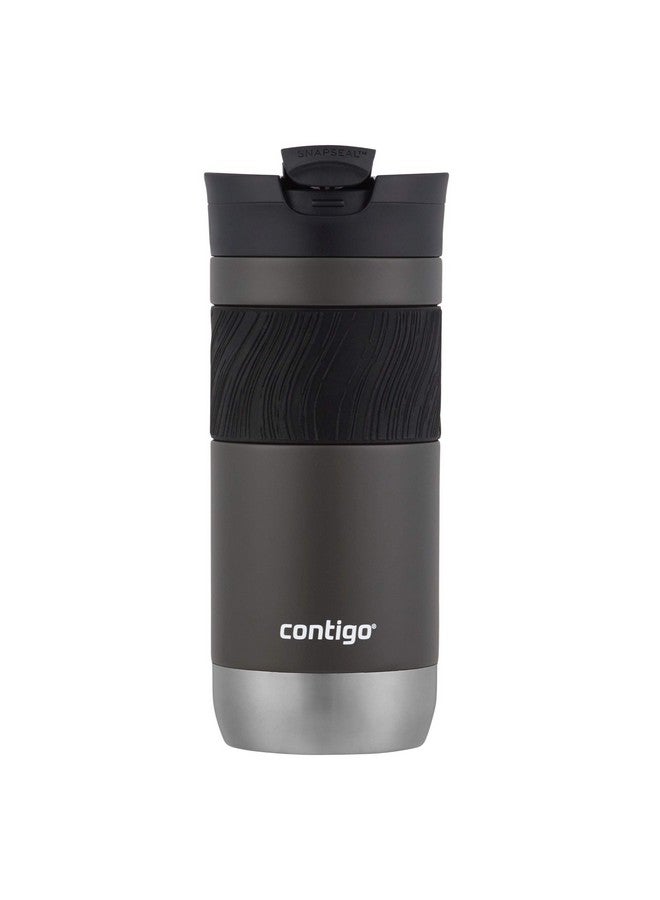Contigo كوب سفر من كونتيغو بايرون 2.0 من الفولاذ المقاوم للصدأ مع غطاء سنابسيل، 16 أونصة، عبوة من 2، ساكي/جنجر - Image 2