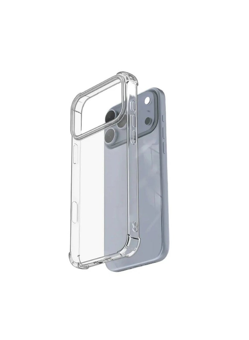 جراب iPhone 17 Pro Max - غطاء شفاف مقاوم للصدمات ومقاوم للانفجار مصنوع من مادة TPU مع زوايا معززة (سلسلة King Kong Armour) - Image 1