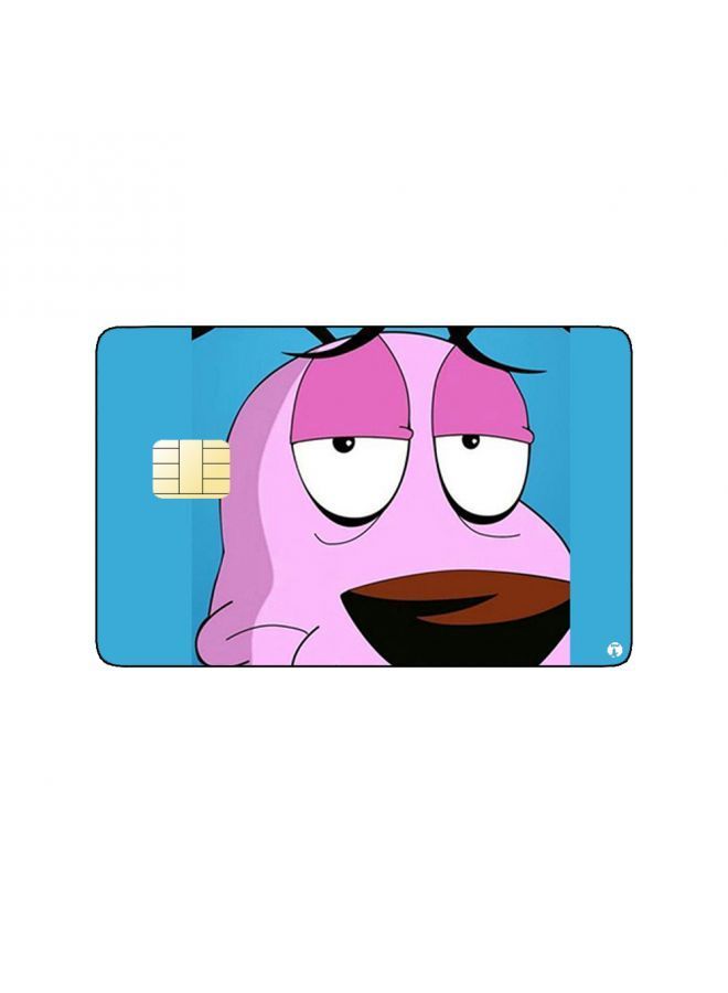 RKN PRINTED BANK CARD STICKER Animation Courage The Cowrdly Dog By Cartoon Network - Image 1