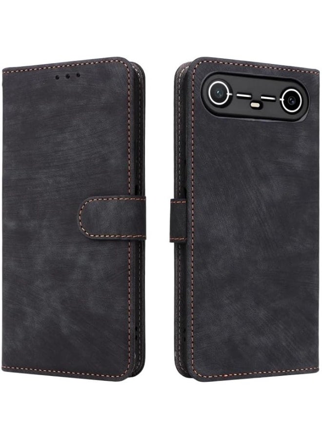 CHEROSIN Phone Case for Tecno Pova Slim 5G with RFID Security Protection Flip PU Leather Wallet Case with Card Holder Shockproof Protective Cover - Image 5